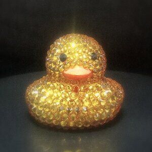 Warm Gold Bedazzled Duck, Bling, Jeep